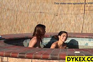 Outdoor Lesbian Sex with Hot Young and Cougar Gals