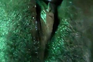 Brenda's pussy spills creamy waters everywhere