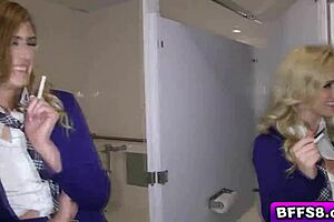 Detention busty college girl gets a big cock
