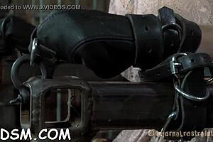 villein gets naughty ass whipping before pussy play