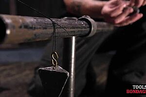 BDSM fucking slut gets her nipples and masturbation pleasure taken care of