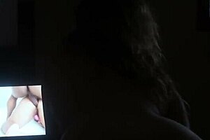 stepsister caught watching porn from hidden spot