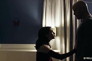 sick teen 18+ dominates desperate couple threesome