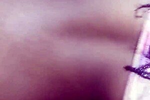 Fucking the big cock inside the petite ebony's step sister room