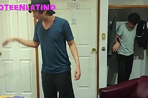 innocent twink convinced to cheat with pervert guy 😏