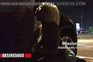 Public jerk off challenge cock sucking black man dick