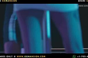 Redhead introduces dildo to brunette screaming in ggmansion