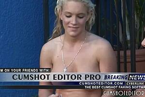 Two Ladies Provide Assistance At Outdoor Pool