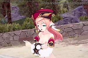 Genshin Impact MMD Gfriend - Rough Shenhe Ganyu Yanfei