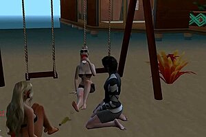 Couple sex on the beach free big boob sex