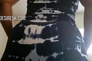 Ebony Joi Rips Clothes and Uses Dildo for Fetish Play in Black Pussy Scene