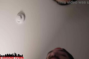 Ebony Pornstar Learns Rough Blowjob