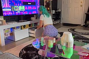 casting fun with gf's teen sister playing just the tip.