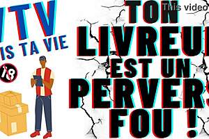 Hetero Delivery Guy Catches Gay Client on All Fours!