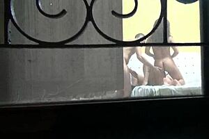 Caught Neighbor in Intimate Encounter