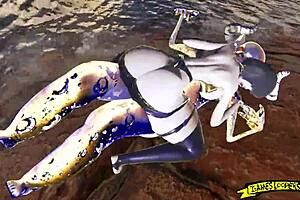 Demons Pound Big Asses in Hentai Doggystyle and Riding Scenes