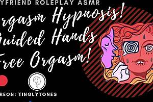 Boyfriend roleplay guides hands-free orgasm in ASMR audio