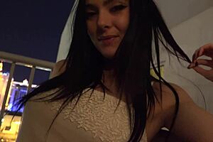 marley brinx hooks up with amateur friend for intimate pussy eating in hotel room