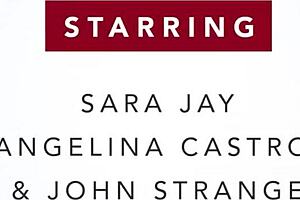 sara jay and angelina castro ride john strange's cock to orgasm
