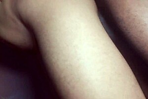 That big dick just slides into her tight teen pussy so easily.