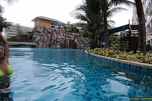 This crazy asian girl loves wet blowjobs and hard sex