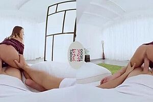Watch a guy cum and enjoy both a handjob and blowjob in virtual reality