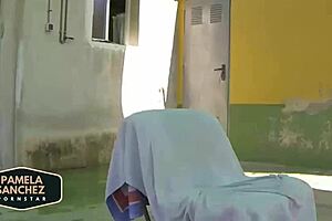 Jesus Sanchezx fingers my hairy black pussy