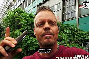 i fucked this chubby german milf outdoors with big tits