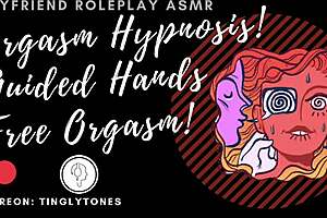 Boyfriend roleplay guides hands-free orgasm in ASMR audio