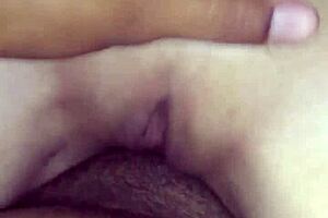 Wife In Lingerie SITS Nicely And TAKES CUM In Mouth