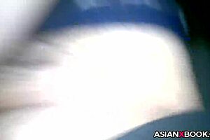Asian Babe Bent Over Doggystyle Fucking