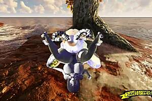 Demons Pound Big Asses in Hentai Doggystyle and Riding Scenes