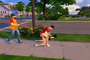Watch This Hot Teen 18+ Girl Fuck With Condom In Sims 4!