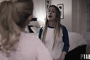 Aaliyah, Kristen, what are you doing in this taboo intervention with big tits?