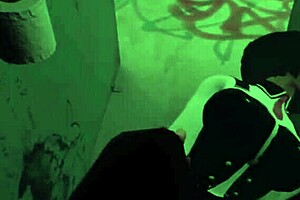 Surprised By A Massive Cock Through The Gloryhole In 3D Hentai Animation