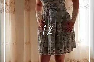 Alixia Busch Strips Down in French Petite 18+ Hairy Scene. European Undressing Gets Wild.