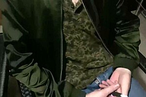 Casey Donovan Sucks David Galager on Holiday Balcony