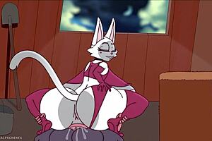 Cat furry commission turns into wild fun