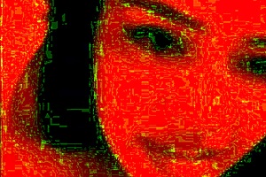 Lauren Areiza gets naked and shows natural tits in four positions