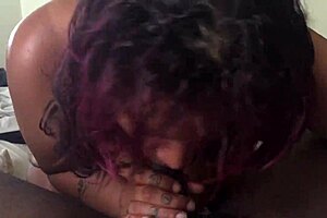 Island girl flaunts fat ass blowjob