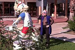 Nylon Boobs Flashing in Public View