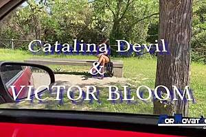 feliz 2023 amigos nuevo a�o y nueva escena con la preciosa joven latina catalina devil y nuestro amigo victor bloom