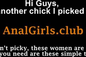 Watch This Hot Sexy Brunette Get Her Asshole Butt Fucked Anal!