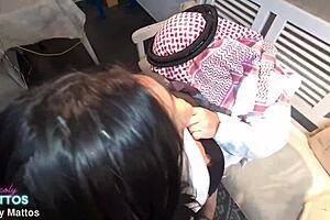 Sheik, you came from Qatar to eat my ass?