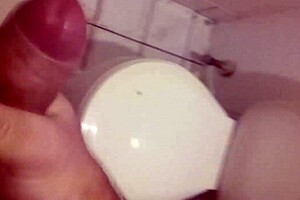 Masturbating with a big monster cock.