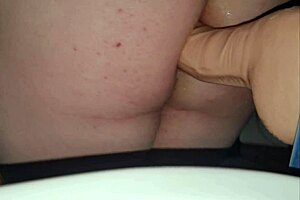 Stefanie takes deep anal with 28cm dildo