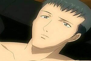 Cute housewife with glasses enjoys uncensored hentai sex.