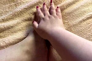 Intriguing Oiled BBW Feet Soles and Toes Displayed Beautifully