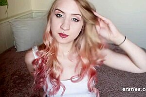 Aurora, are you fingering your ass and pussy at the same time?