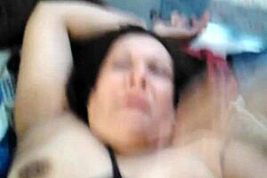 stalina, the chubby milf wife, sucks cock and swallows cum